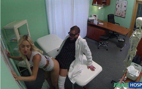 Fake Hospital Nancy Gorgeous blonde sales rep has a unique selling technique 2014