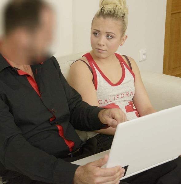 Anna Rey – Young model fucked on the couch