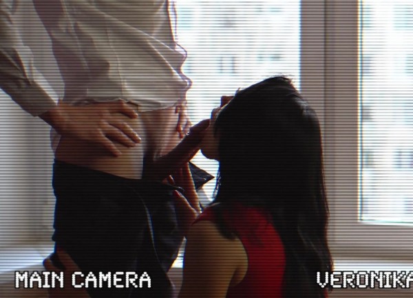 Veronika Charm – Wife in Red Dress and Stockings Cheating with best Friend before Party