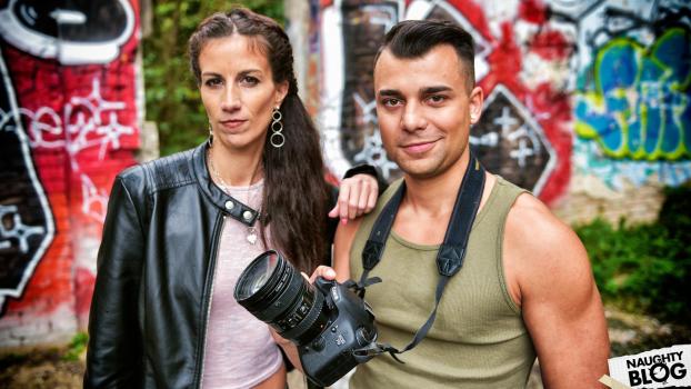 Fully Clothed Sex – Horny Brunette Model Gets Fucked By Photographer