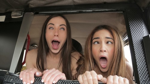 Ginebra Bellucci, Anastasia Brokelyn – Cheeky Spanish Lesbians Fuck Cabbie