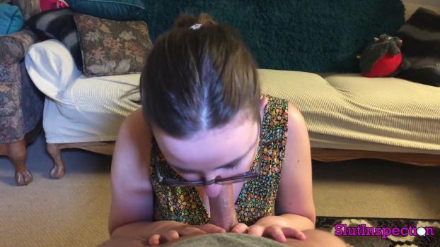 Jay Taylor – POV Blowjob From Brunette Slut With Glasses