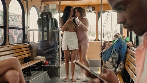 Kira Perez, Ameena Greene – The Fucking Public Bus Threesome