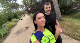 Zuzu Sweet Fuck Athlete in Public for her Onlyfans Casting Facial Res:1920x 1080