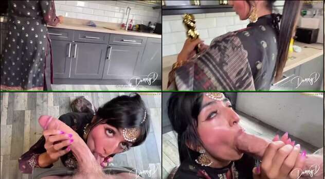 OnlyFans +Aaliyah Yasin+ Danny D+ Bhabi Fucks Huge White Cock