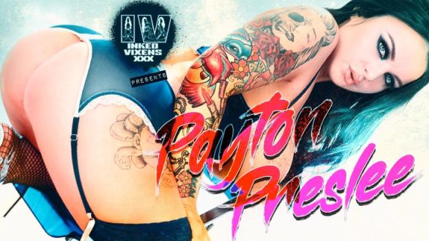 Payton Preslee – Payton Preslee takes her panties off for her new tattoo