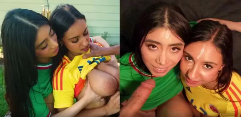 New Violet Myers+ Hailey Rose+ Red Card For Busty Latinas