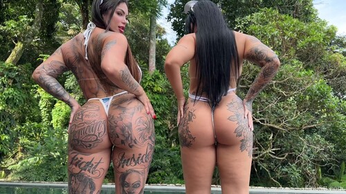 Brazilian Beauty X 2 Big Asses   Cast: Filoufitt, Thawany Alves (Anny Alves), Brena Barbosa
